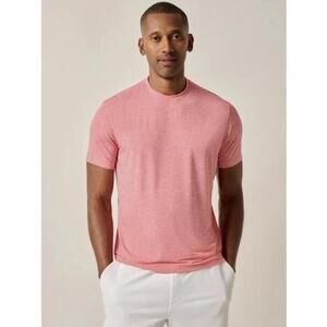 johnnie-O The Course Performance Tee T-Shirt Dahlia Pink Red NWT Large